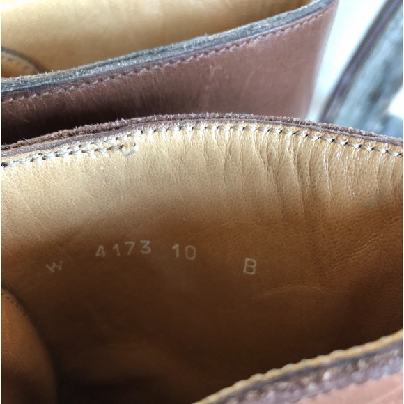 RALPH LAUREN Lt Brown Leather Doughboy Lace-Up Buckle Ankle Boots 10B Italy RARE - Picture 6 of 12